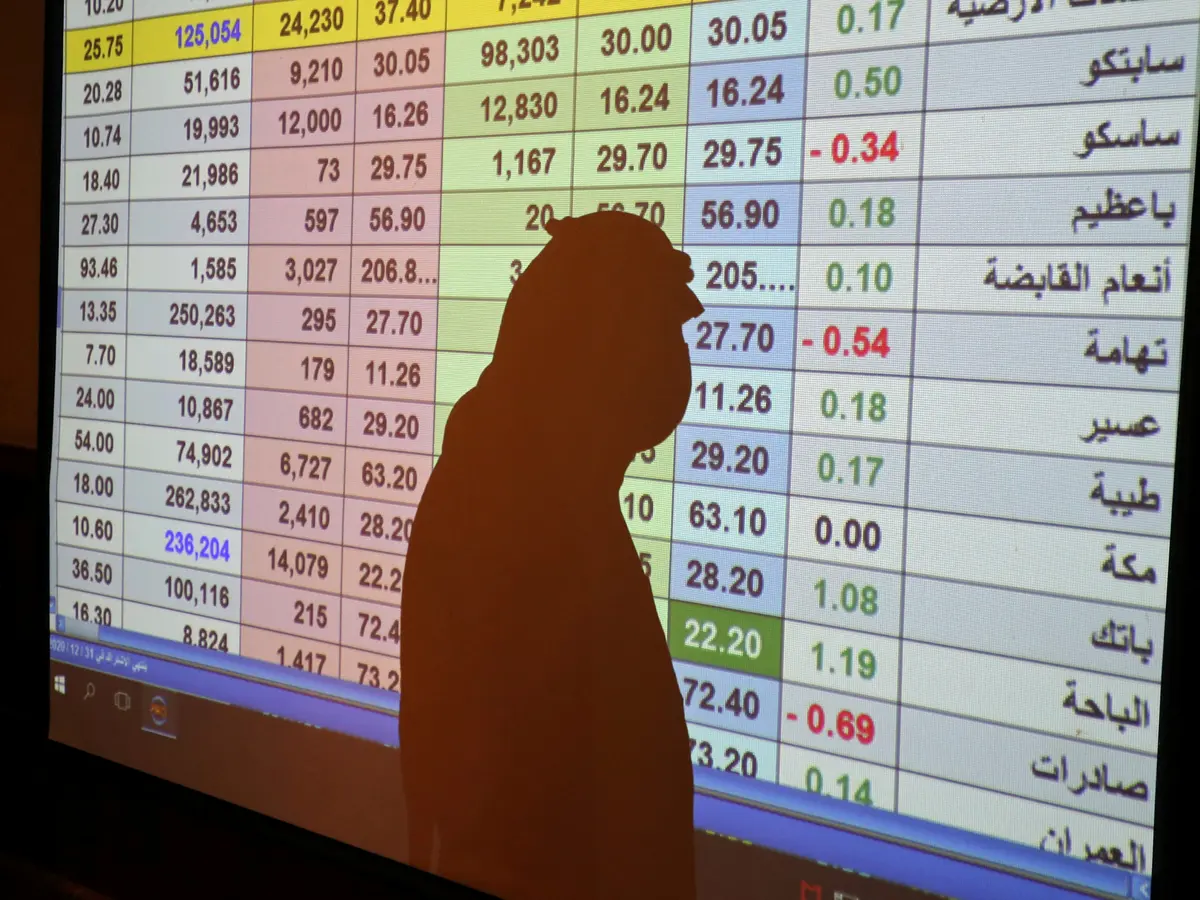 سوق البورصة اليوم في السعودية يرفع شاكر وعلم ويشهد انهيار هذه الشركات