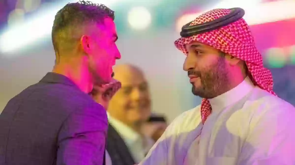 رونالدو يلتقي مع ولي العهد السعودي